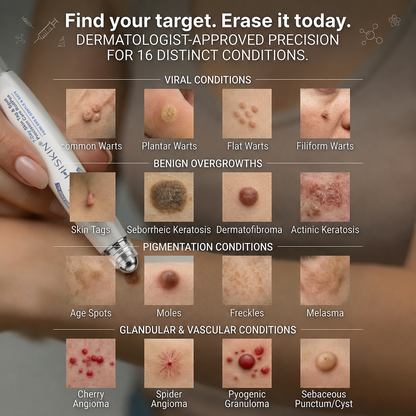 𝐇𝐈𝐒𝐊𝐈𝐍®👩‍⚕️ 𝟕-𝐃𝐚𝐲 𝐓𝐚𝐠 & 𝐒𝐩𝐨𝐭 𝐄𝐫𝐚𝐬𝐞𝐫 | Micro-Precision Spray Treatment | Gentle Botanical Formula